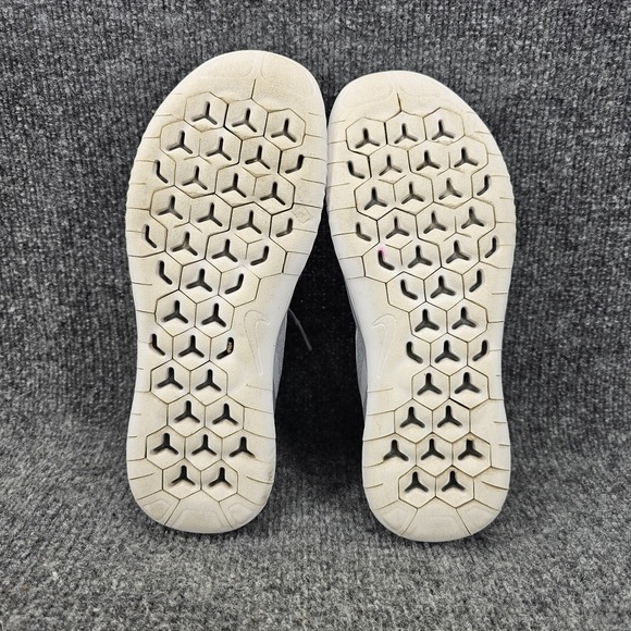 Nike Free RN 2018 Women's Size 8 Wolf Grey White Daily Athletic Running Shoes - Picture 11 of 13